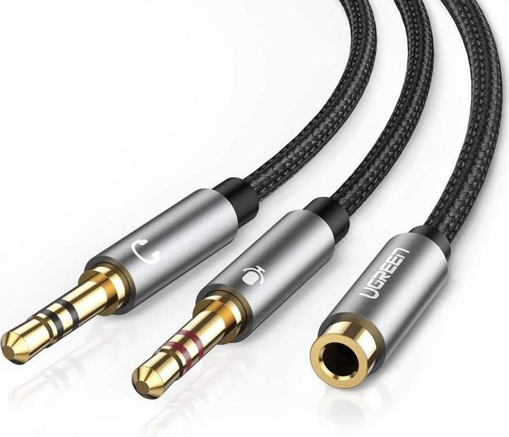 Immagine prodotto Ugreen Splitter Y per microfono e cuffie con jack da 3,5 mm (0.20 m, Connettore da 3,5 mm (AUX))