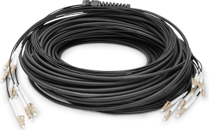 Produktbild Digitus Vorkonfektionierte Glasfaser Universal Breakout Kabel, Multimode OM4, 8 Fasern, LC/UPC - LC/UPC (LSOH, 50 m)