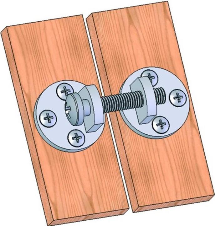 Produktbild Werkstarck Platten-Verbindungsbeschlag (Verbindungsbeschlag, 1 Stk.)
