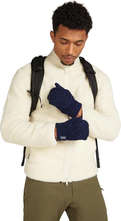 Actual product image Icebreaker Unisex Merino Mer Cable Knit Mittens