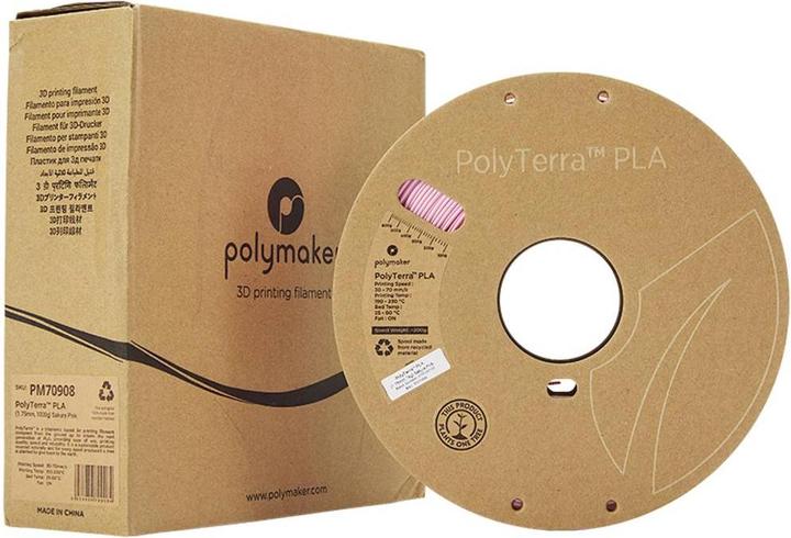 Actual product image Polymaker PolyTerra (PLA, 1.75 mm, 1000 g, Rose)