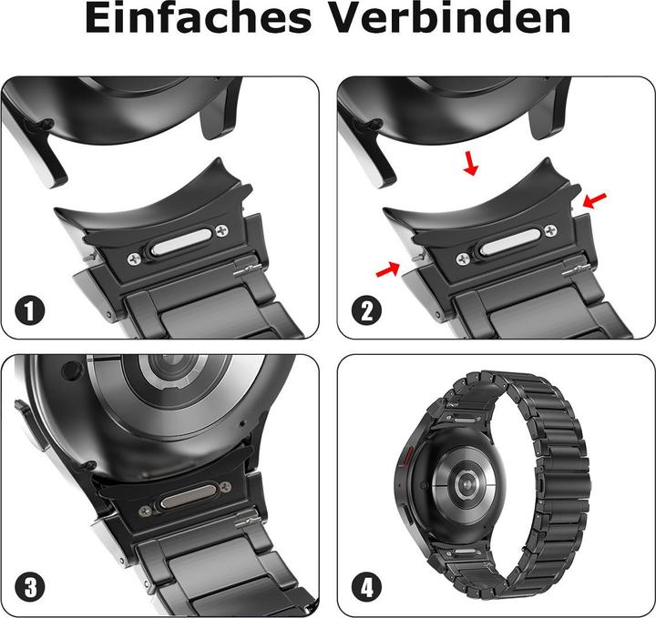 Produktbild Pedea Titan Uhrenarmband (20 mm, Titan)