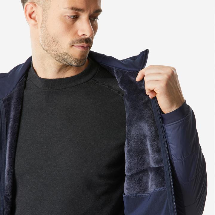 Actual product image Quechua Fleece jacket men's hybrid jacket warm winter hiking - SH900 Mountain (M)