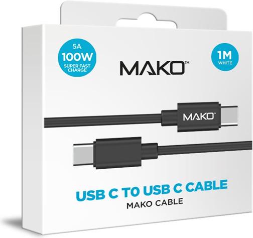 Image du produit Mako USB C - USB C (1 m, USB 2.0)