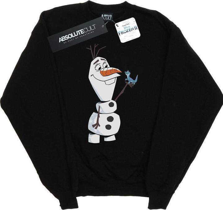 Produktbild Disney Frozen 2 Olaf And Salamander Sweatshirt Mädchen (140, 146)