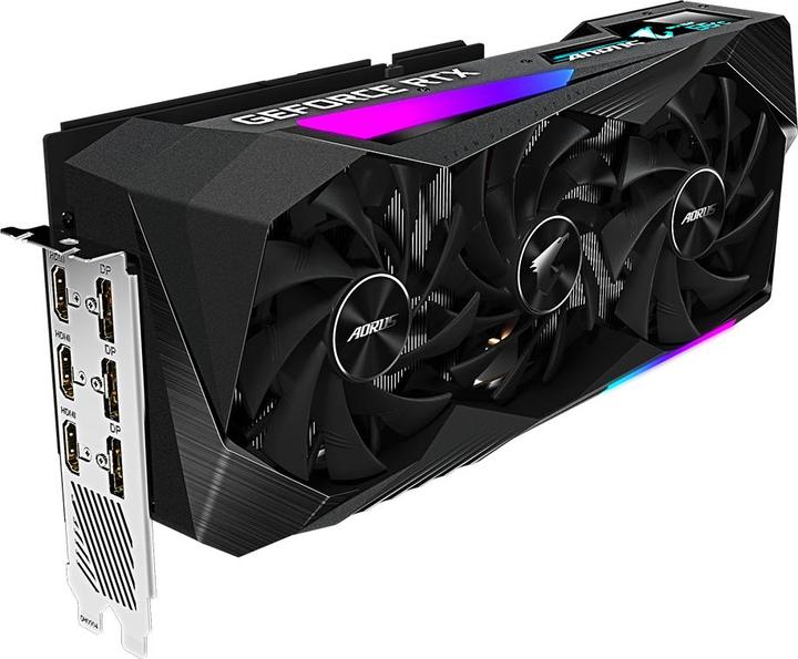 Actual product image Gigabyte Aorus GeForce RTX 3070 Master 8G LHR (8 GB)