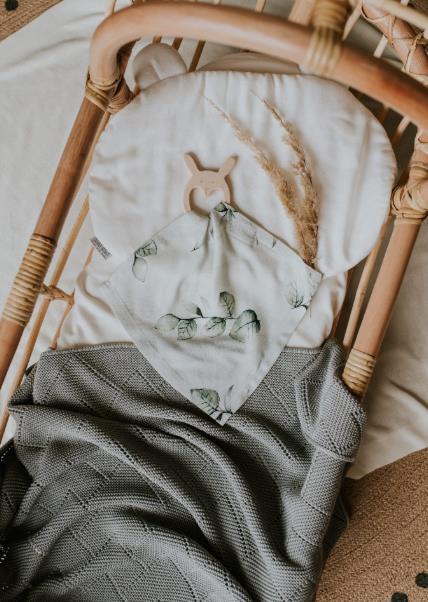Image du produit Qbana Mama Doudou Tortue d'eucalyptus Holzbunny