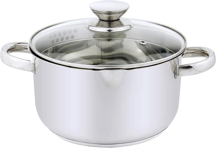 Actual product image Michelino Cooking pot stainless steel (24 cm, Pot, Stainless steel)