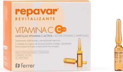 Image du produit Repavar Revitalize Active Vitamin C Ampoules 20 Units - Traitements anti-âge, revitalisants et (1.50 ml)