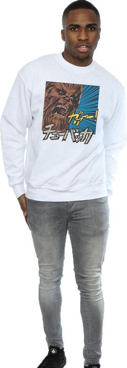 Actual product image Star Wars Mens Chewbacca Roar Pop Art Sweatshirt (XXL)