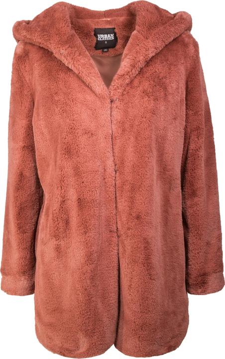 Urban Classics UC Curvy Ladies Hooded Teddy Coat