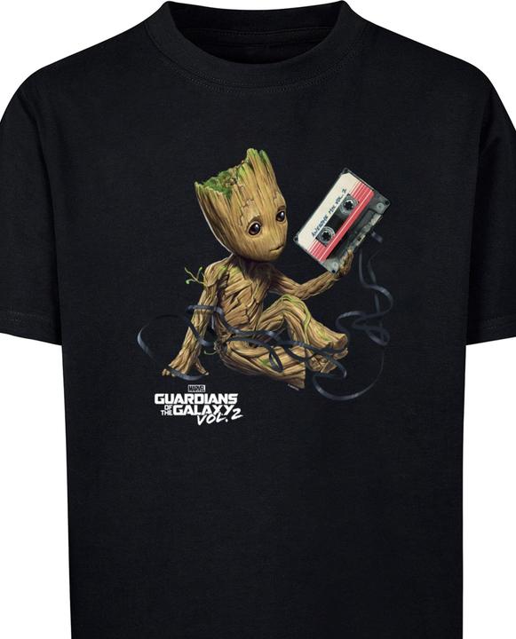 Produktbild Absolute Cult Kids Guardians Of The Galaxy Vol2 - Groot Tape Basic T-Shirt - 124483 (122)