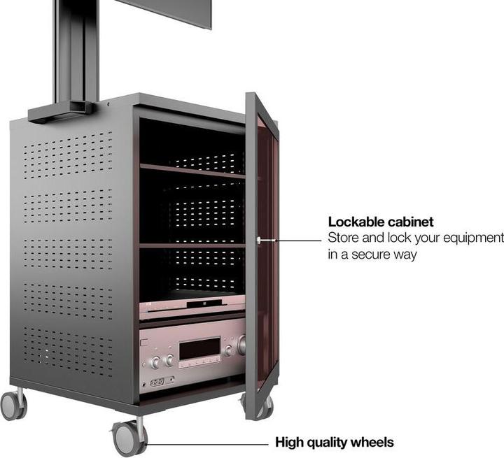 Actual product image Multibrackets Display Stand & MediaBox 180 (Universal, 60", 60 kg)