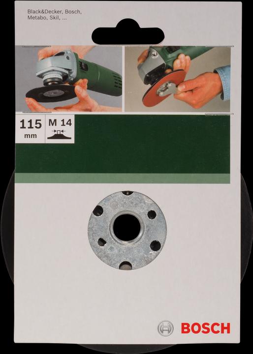 Produktbild Bosch Zubehör Schleifteller für Winkelschleifer, Spannsystem, 115 mm