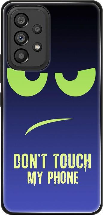 Dont Touch My Phone Grün Blau