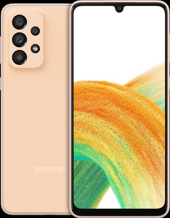 Samsung Galaxy A33 5G (128 GB, Awesome Peach, 6.40", Dual SIM, 48 Mpx, 5G)