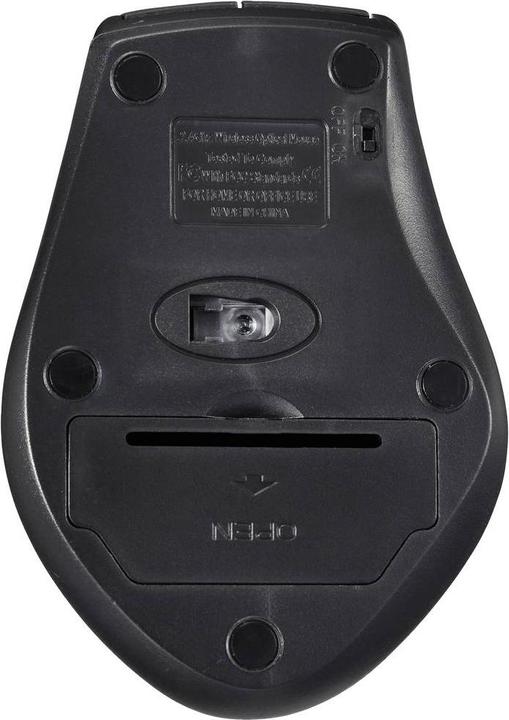 Actual product image Renkforce RF-WM-210 Mouse Wireless Optical Black 6 buttons 1600 dpi Ergonomic