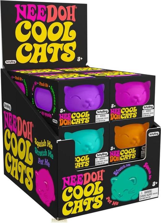 Produktbild NeeDoh Schylling Nee Doh Cool Cats Stress ball