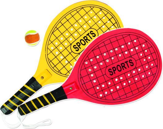 Rs Toys Racchettoni il legno 40 cm con palline