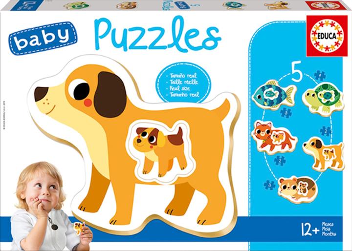 Produktbild Educa Baby Puzzles Animals 2x2/2x3/4 Teile (4 Teile)