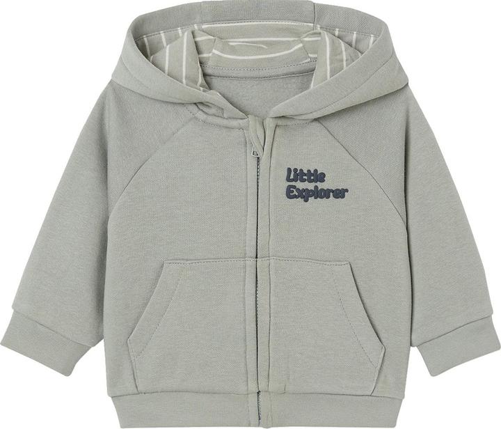 Vertbaudet Baby Kapuzensweatjacke mit Reissverschluss, Recycling-Polyester