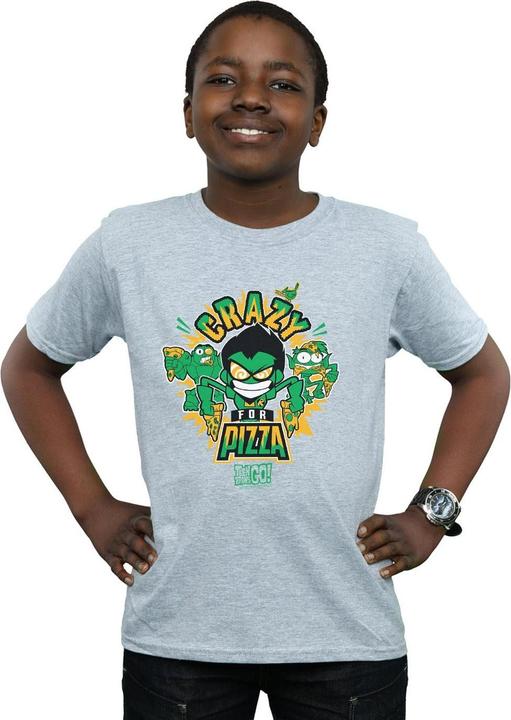 Produktbild Teen Titans Go Crazy For Pizza TShirt Jungen (140, 146)