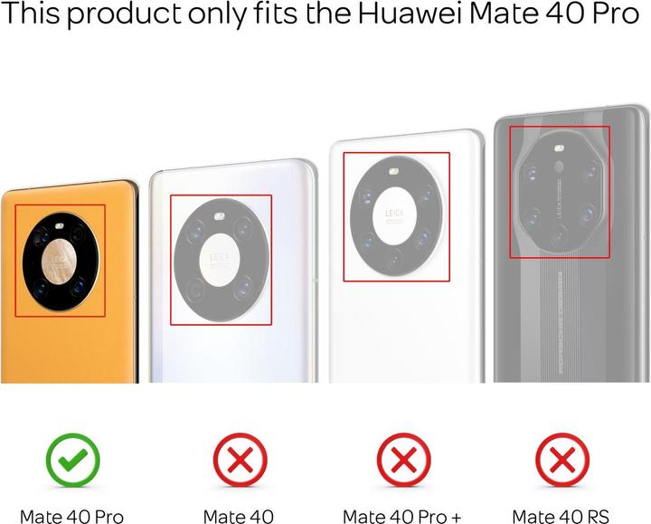 Actual product image Nalia Cover transparent (Mate 40 Pro)