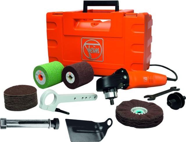 Immagine prodotto Fein Set Start per acciaio inox WPO 14-25 E - Set Start per acciaio inox (Lucidatrice eccentrica, 1200 W)