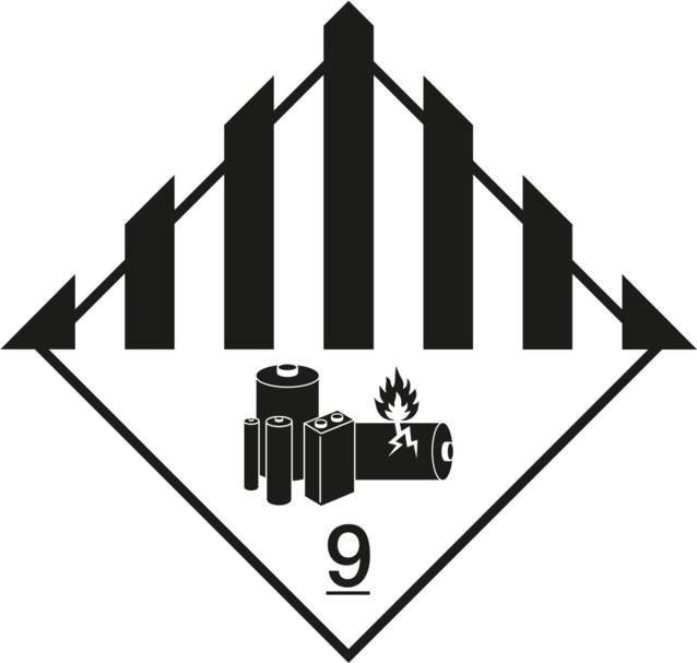 Image du produit Promat Identification des produits dangereux Piles au lithium