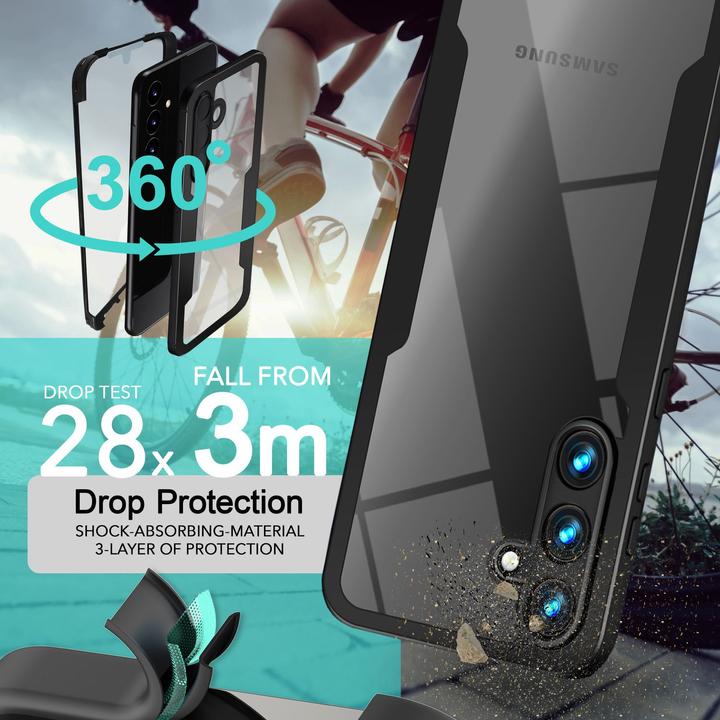 Immagine prodotto Nalia Busta ibrida trasparente a 360 gradi (Samsung Galaxy S24+)