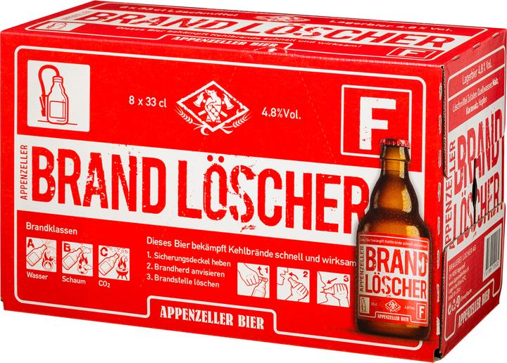 Appenzeller Bier Brand Löscher (8 x 33 cl)