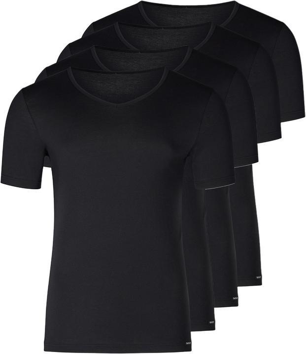 Produktbild Skiny 4er Pack Unterhemd / Shirt Kurzarm Unterhemd / Shirt Kurzarm (L)