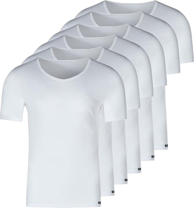 Produktbild Skiny 6er Pack Unterhemd / Shirt Kurzarm Unterhemd / Shirt Kurzarm (L)