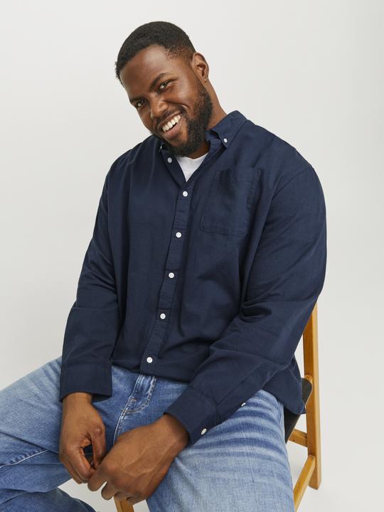 Actual product image Jack & Jones Oxford Plus Size Shirt (6XL)