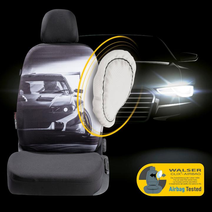 Immagine prodotto CarComfort Coprisedili auto da corsa, Coprisedili auto da corsa a sedile singolo Design