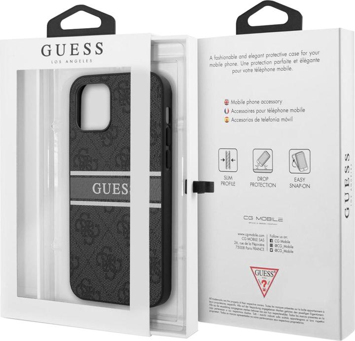 Actual product image Guess Hard Cover 4G Printed Stripe (Apple iPhone 12 Pro Max)