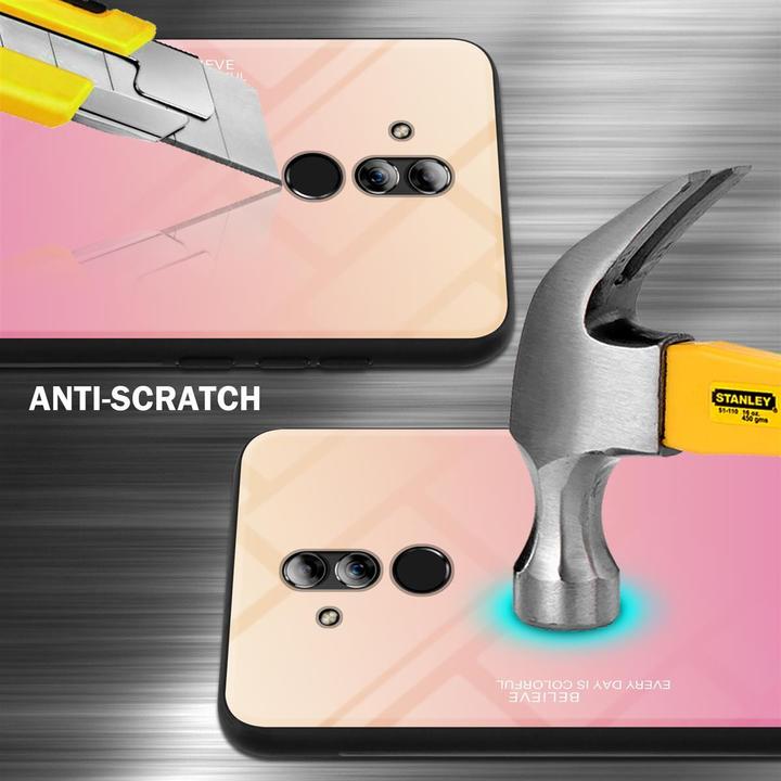 Produktbild Cadorabo TPU 2 Farben Glas Cover (Huawei Mate 20 Lite)