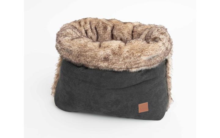 Actual product image Pet & Co. Snuggle Bag Snuggle Cord Charcoal S (Dog, Cat)