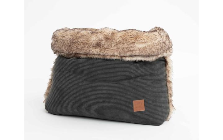 Actual product image Pet & Co. Snuggle Bag Snuggle Cord Charcoal S (Dog, Cat)