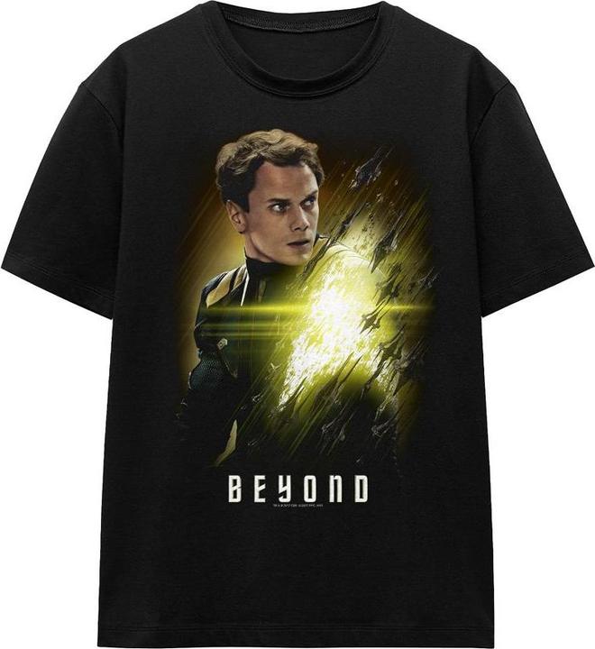 Actual product image Star Trek Beyond Unisex Adult Chekov Poster T-Shirt (XL)