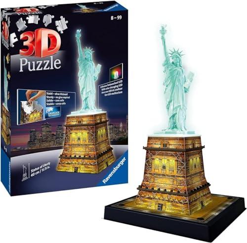 Produktbild Ravensburger Freiheitsstatue bei Nacht (108 Teile)