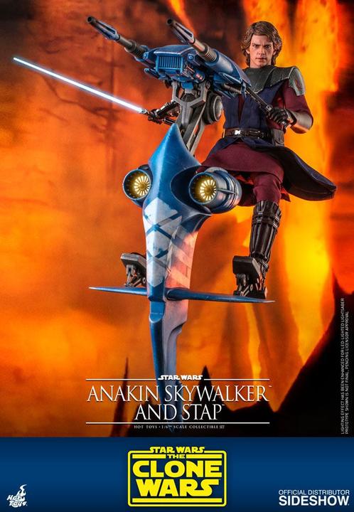 Immagine prodotto Hot Toys Star Wars - The Clone Wars "Anakin Skywalker & STAP" Figura in scala 1/6