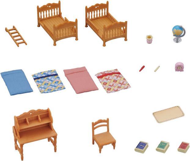 Actual product image Sylvanian Families Children's room with bunk bed