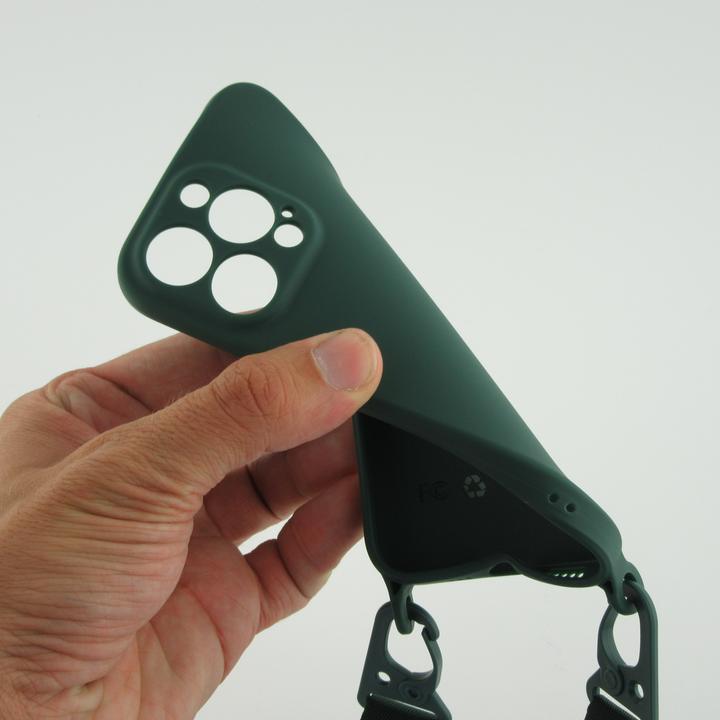 Actual product image PhoneLook Silicone cover with cord and hook (Apple iPhone 13 Pro)