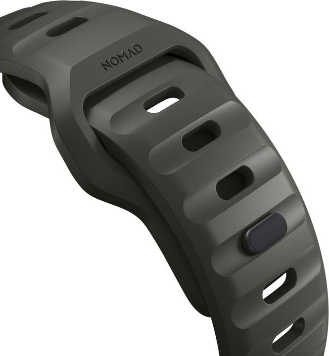 Produktbild Nomad Sport Strap V2 (42 mm, 44 mm, 45 mm, Gummi, Apple Watch Series 1, Apple Watch Series 2, Apple Watch Series 3, Apple Watch Series 4, Apple Watch Series 5, Apple Watch Series 6, Apple Watch Series 7, Apple Watch Series 8, Apple Watch Series 9, Apple Watch SE)