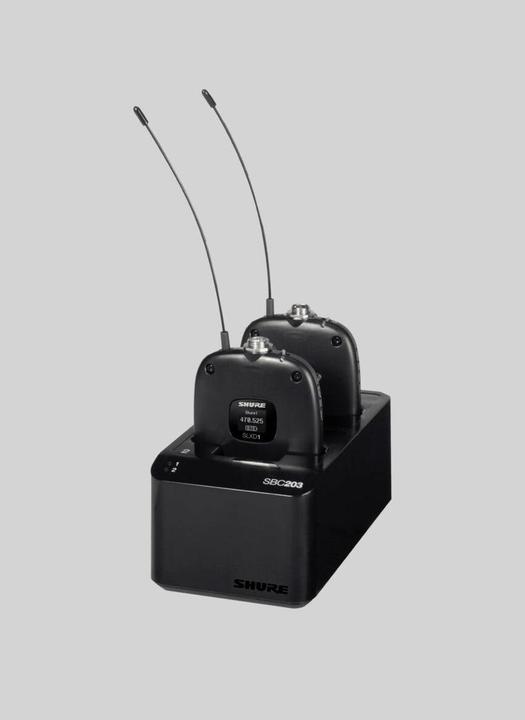 Image du produit Shure SBC203-PS SLX-D dubbele acculader
