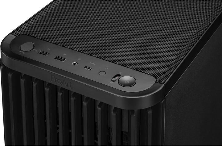 Actual product image ASUS Case PROART PA401 WOOD TG PWM BLACK (ATX)