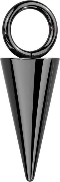 Immagine prodotto Star Piercing Ciondolo nero Cono (Titanio G23, senza ottone)