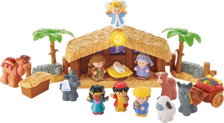 Actual product image Fisher-Price Little People Christmas Crib