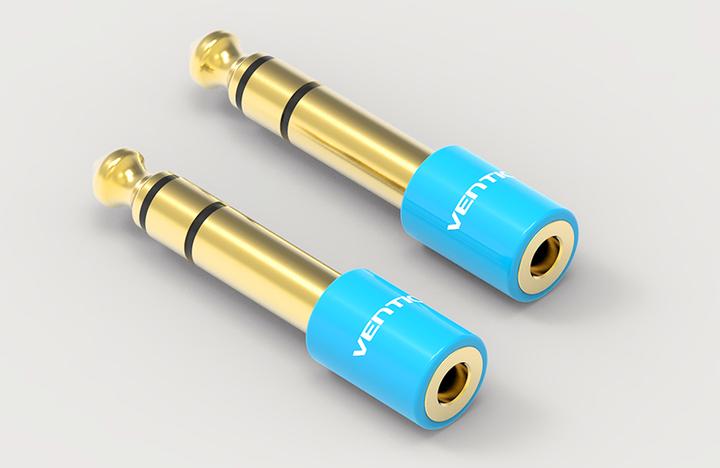 Produktbild Vention Audio Adapter VAB-S01-L, Jack 3.5mm to Jack 6.5mm (Winkeladapter)